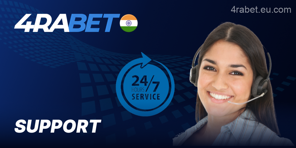 4rabet customer support contact options
