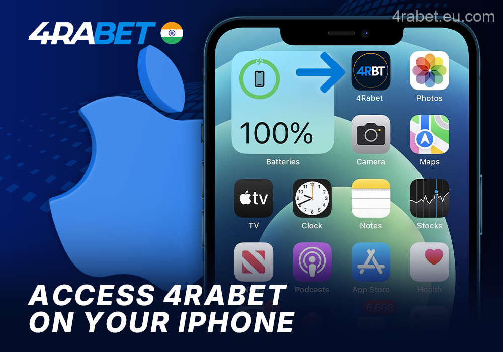 Use the 4rabet app on iPhone