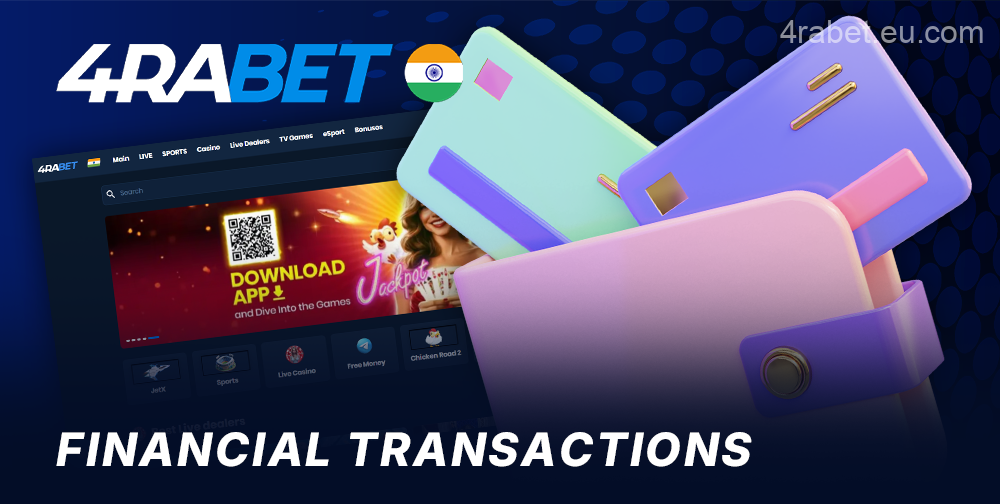Payment methods for Indian users at 4rabet
