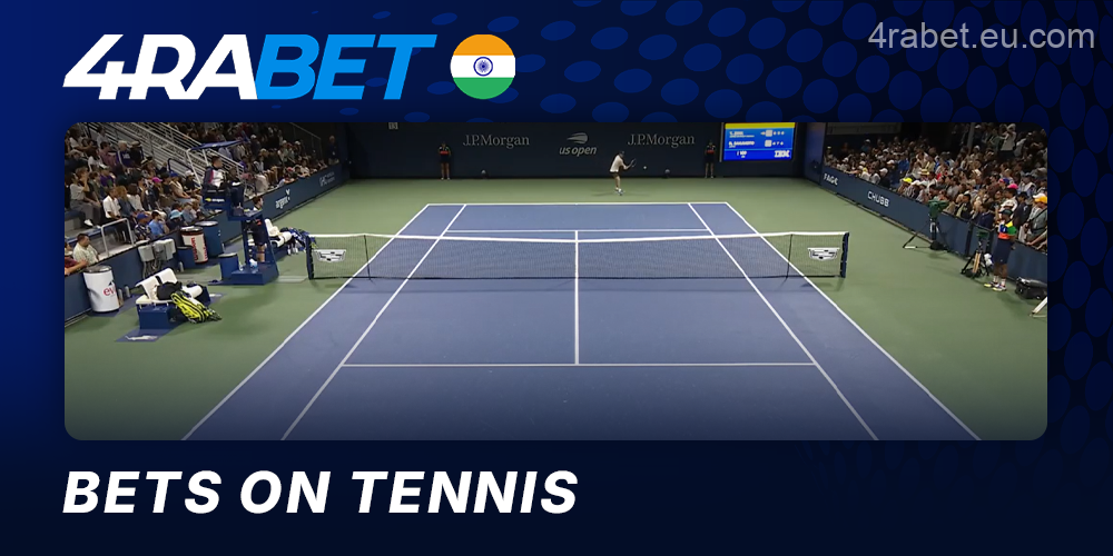 Tennis betting at 4rabet India